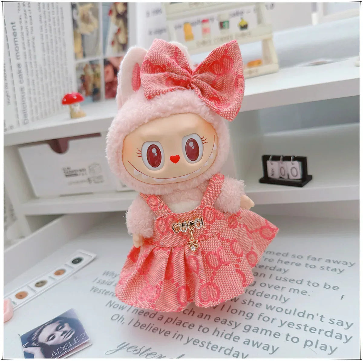 Labubu Sitting Party Outfit Set