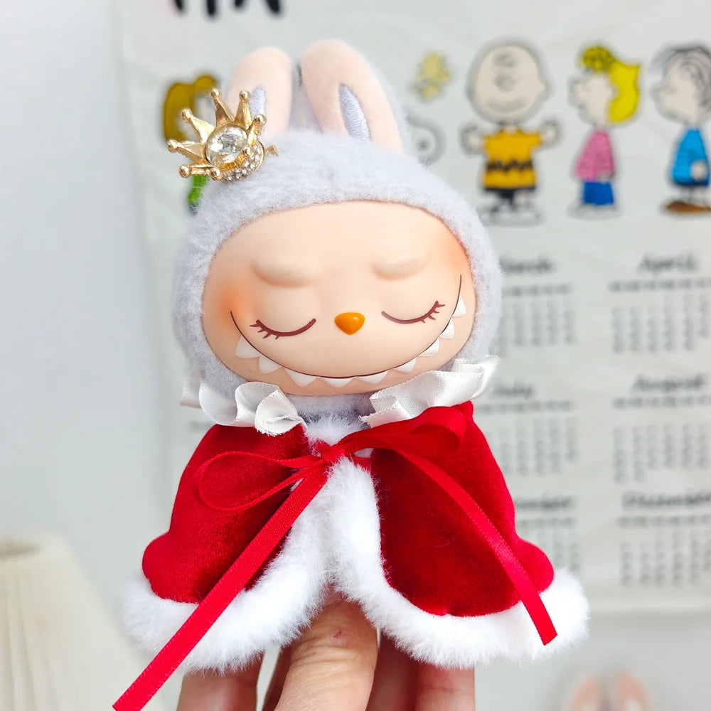 Labubu Royal Crown & Shawl Set