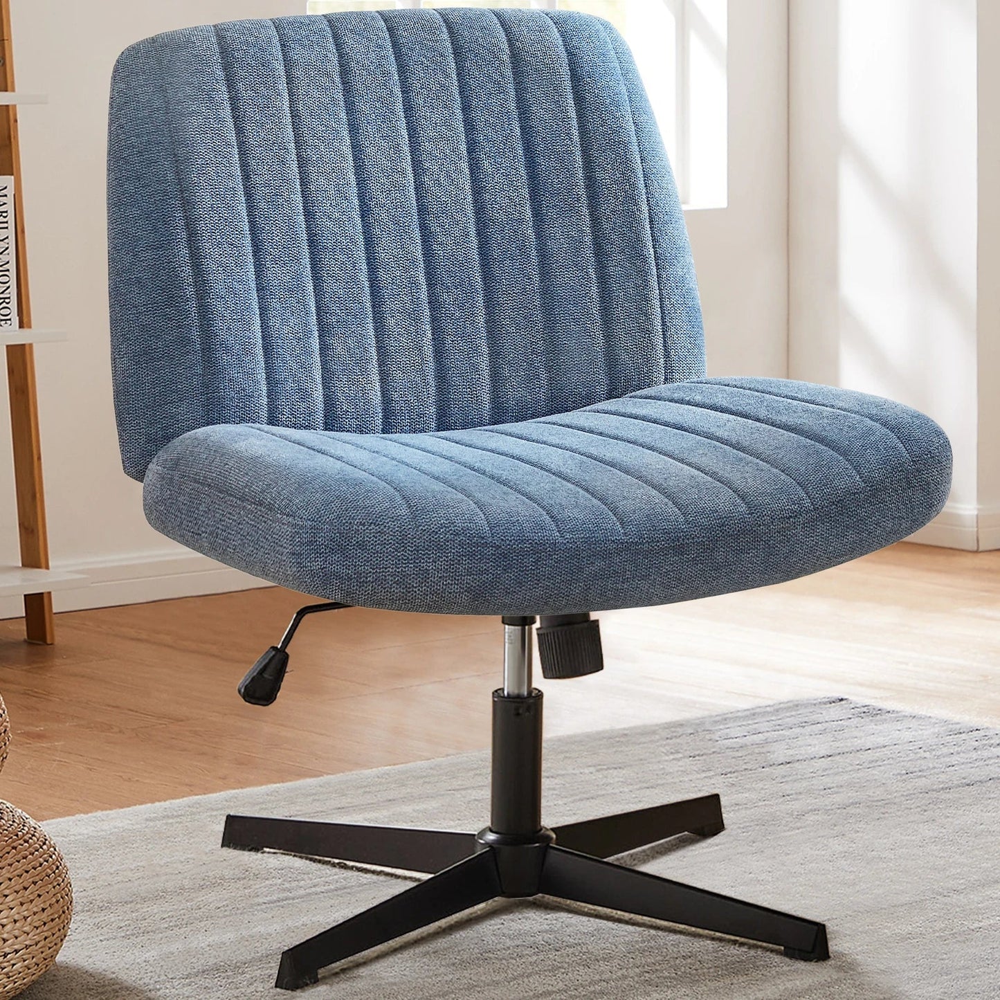 JHK Cross-Legged Rocking Office Chair