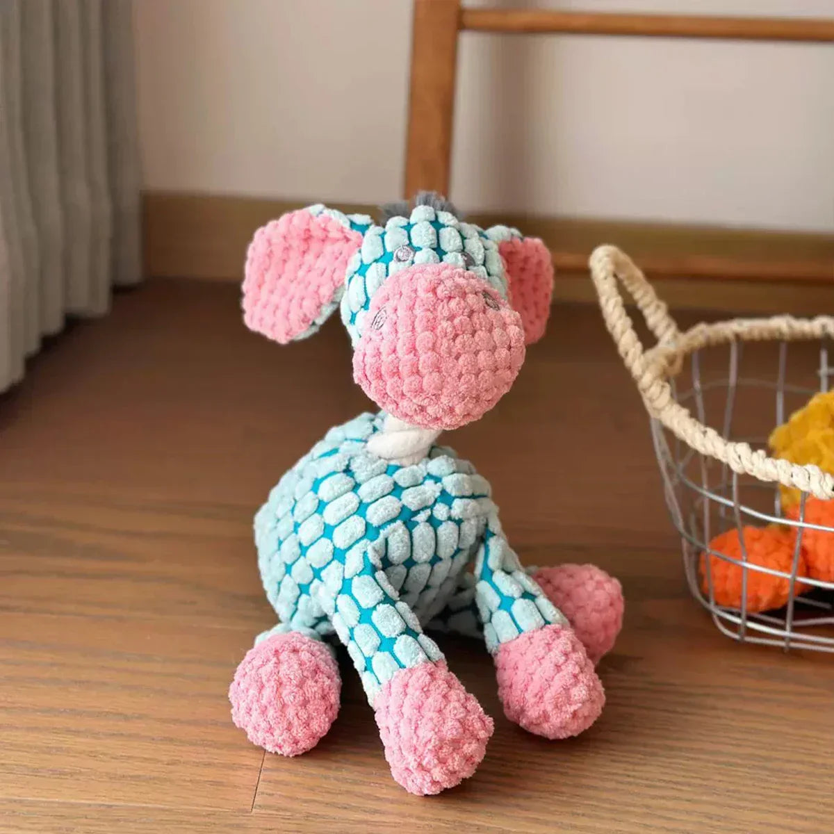 Cute Donkey Squeaky Dog Toy