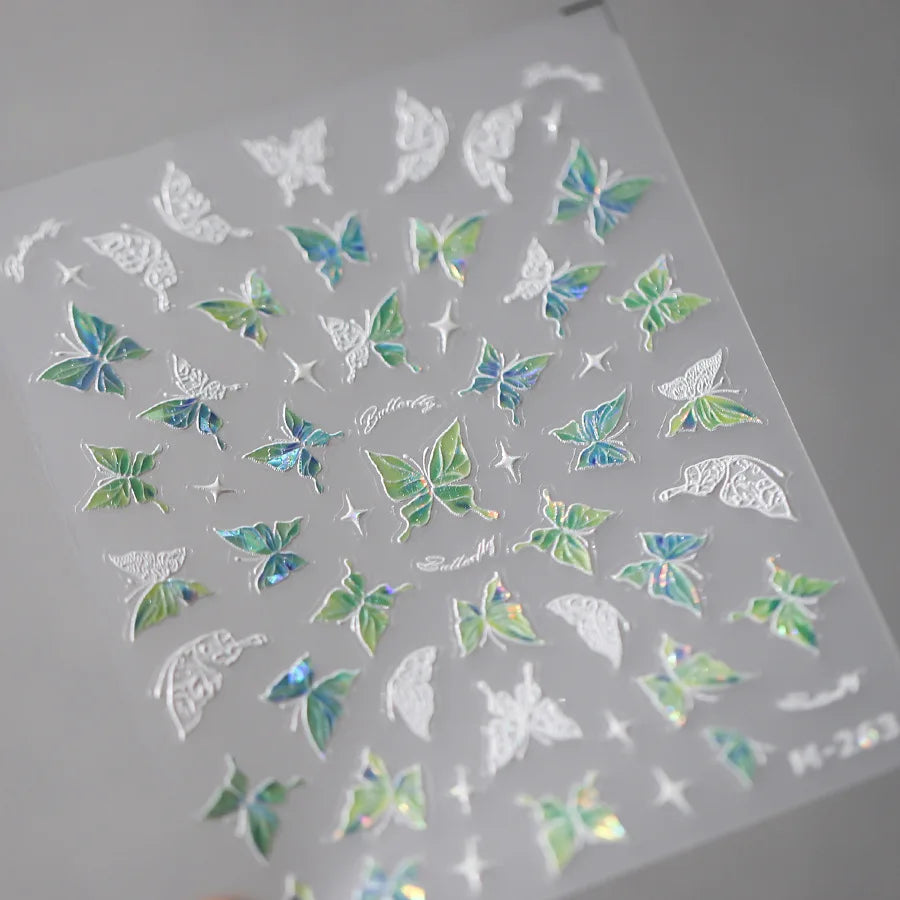 NAILFYOU Kawaii Butterfly Nail Stickers