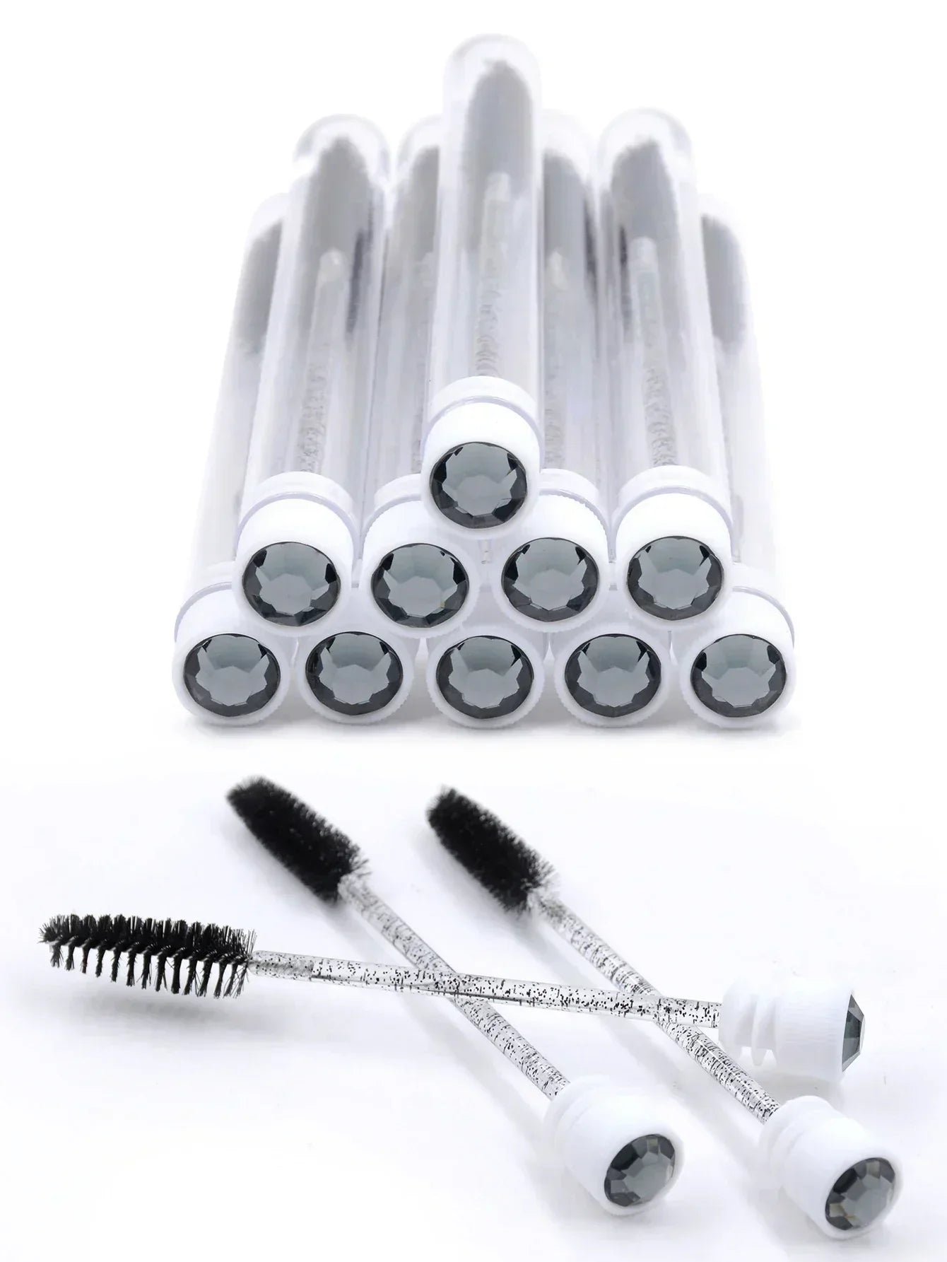 10Pcs Reusable Eyelash Brush Set