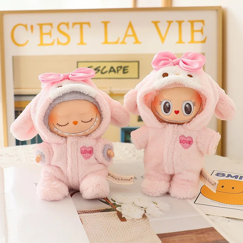 Labubu Shark & Snowman Suit