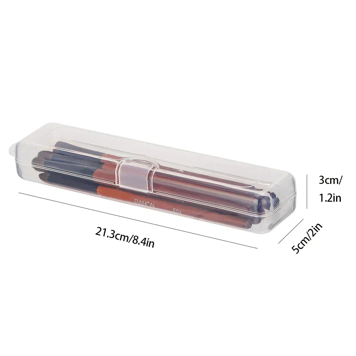 Portable Flip-Top Brush Organizer