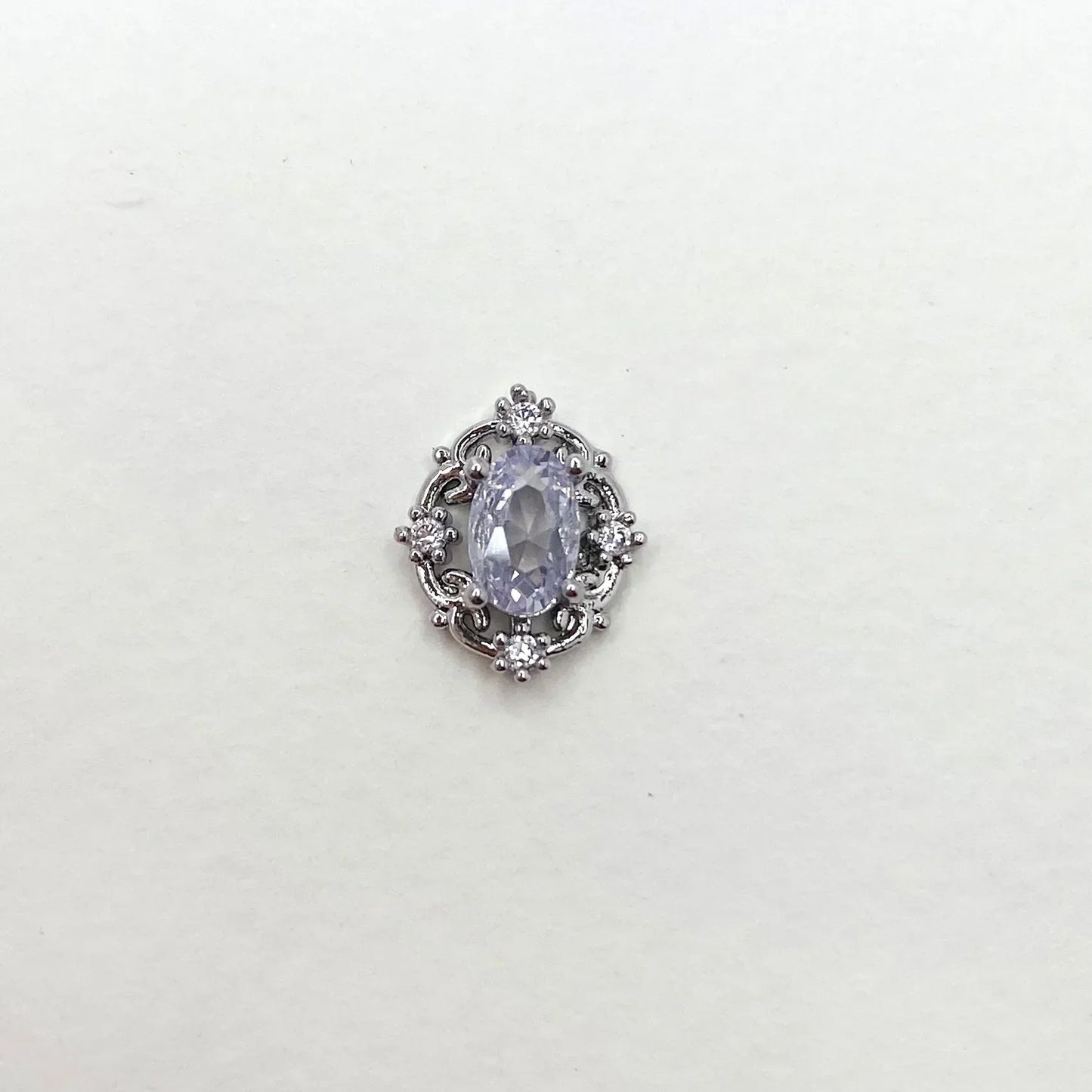 10Pcs Retro Zircon Nail Charms