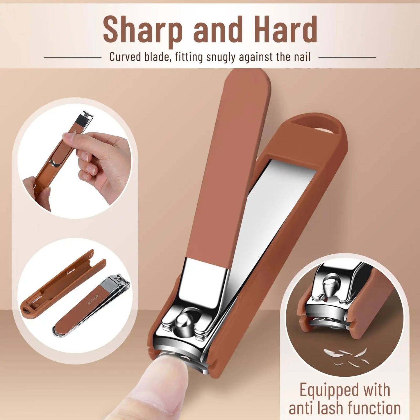 Anti-Splash Nail Clipper Set