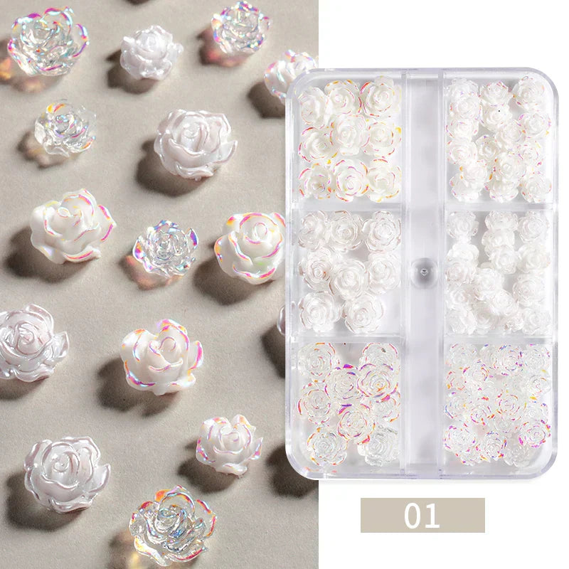 6Grids 3D Nail Art Decorations