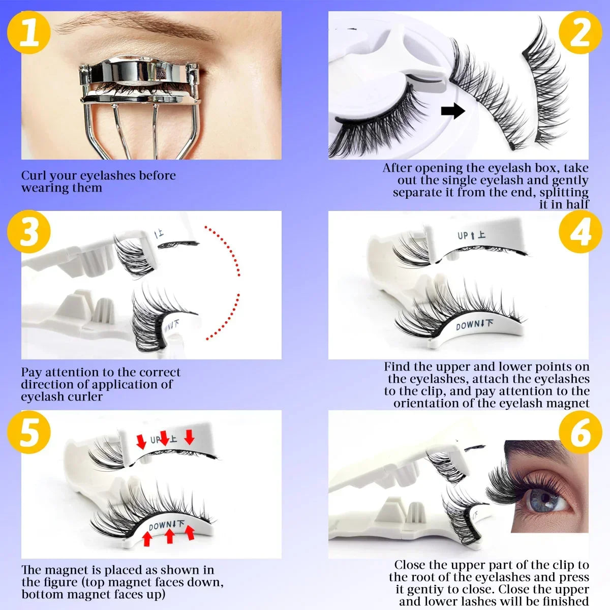 Magnetic Reusable Eyelash Set