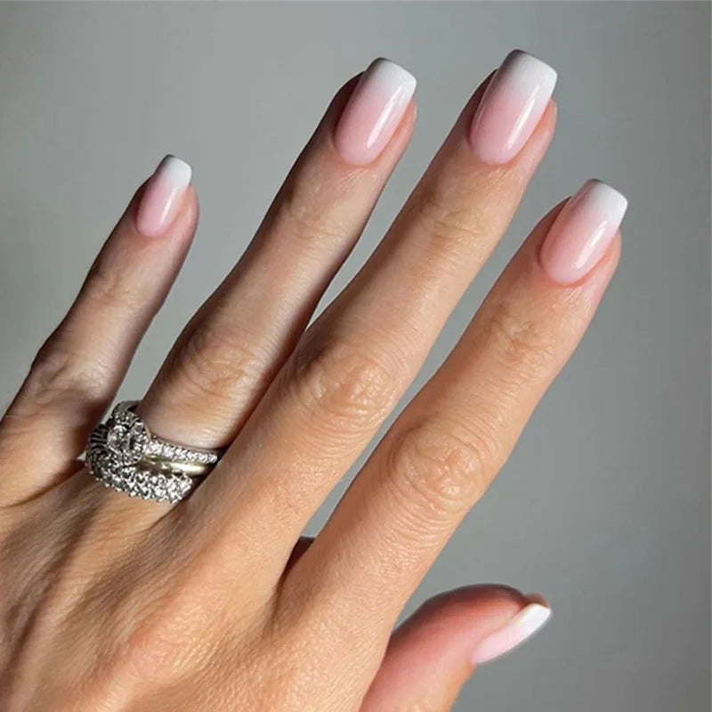 24Pcs Cute Bow Press-On Nails