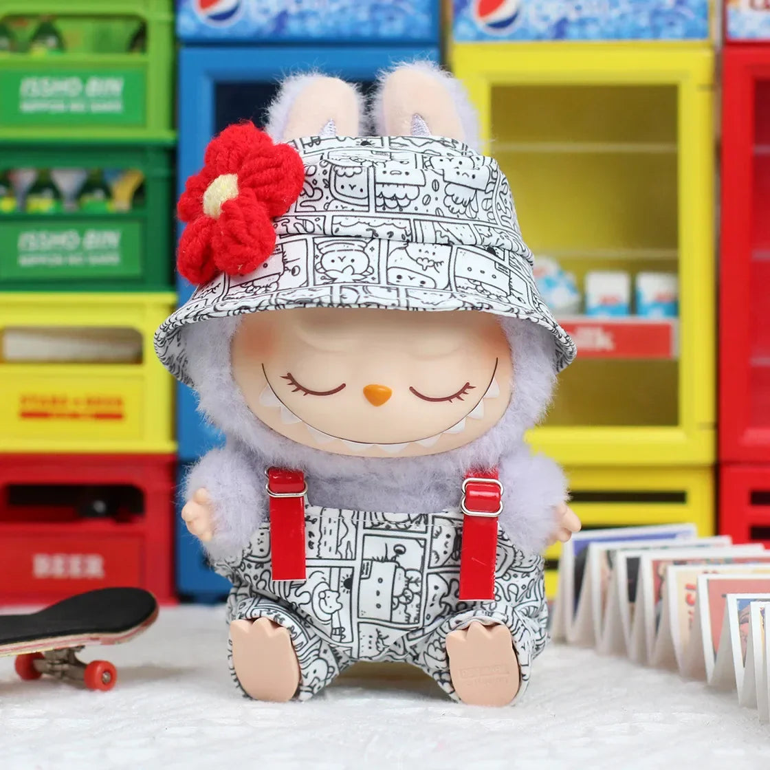 Labubu Graffiti Streetwear Set