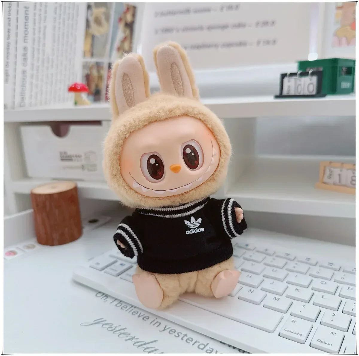 MINISO Labubu Korean Hoodie Outfit Set