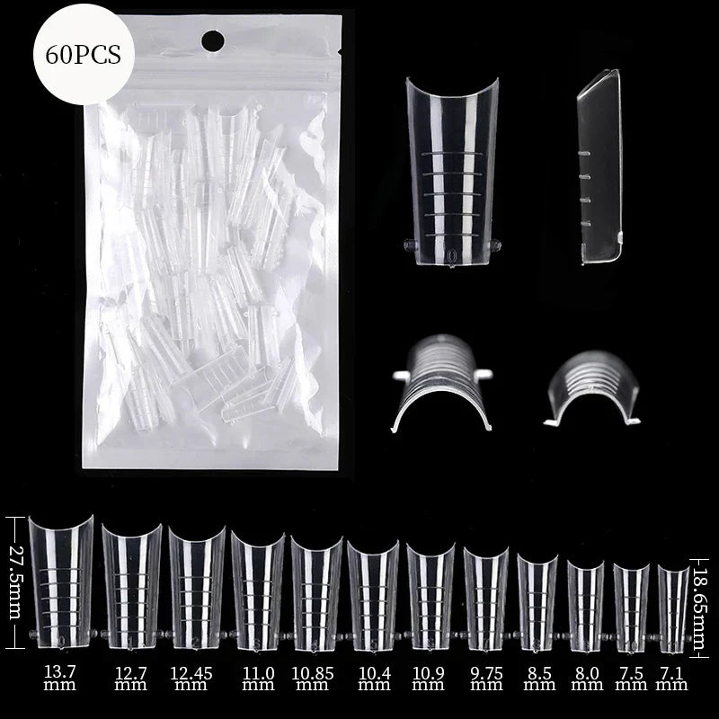 100Pcs Full Cover Nail Tips