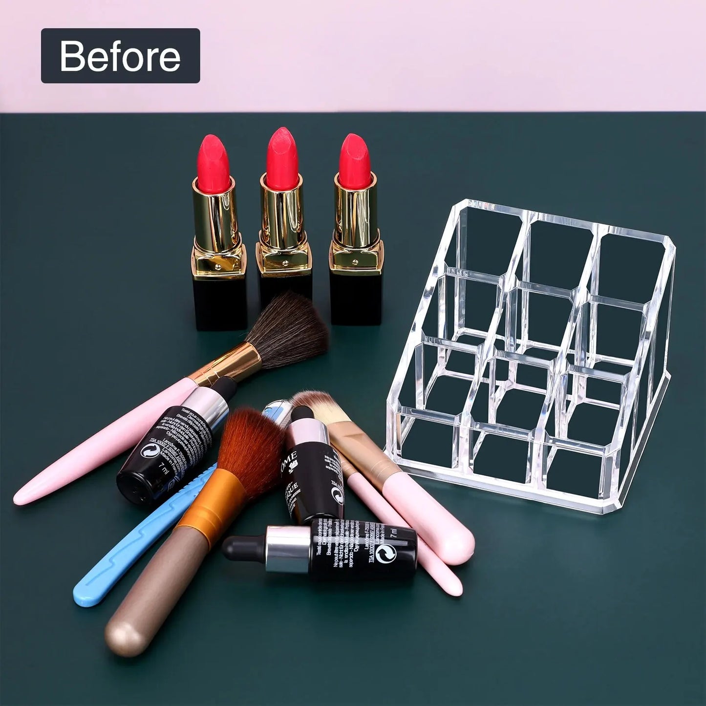 9-Grid Lipstick Storage Display Rack
