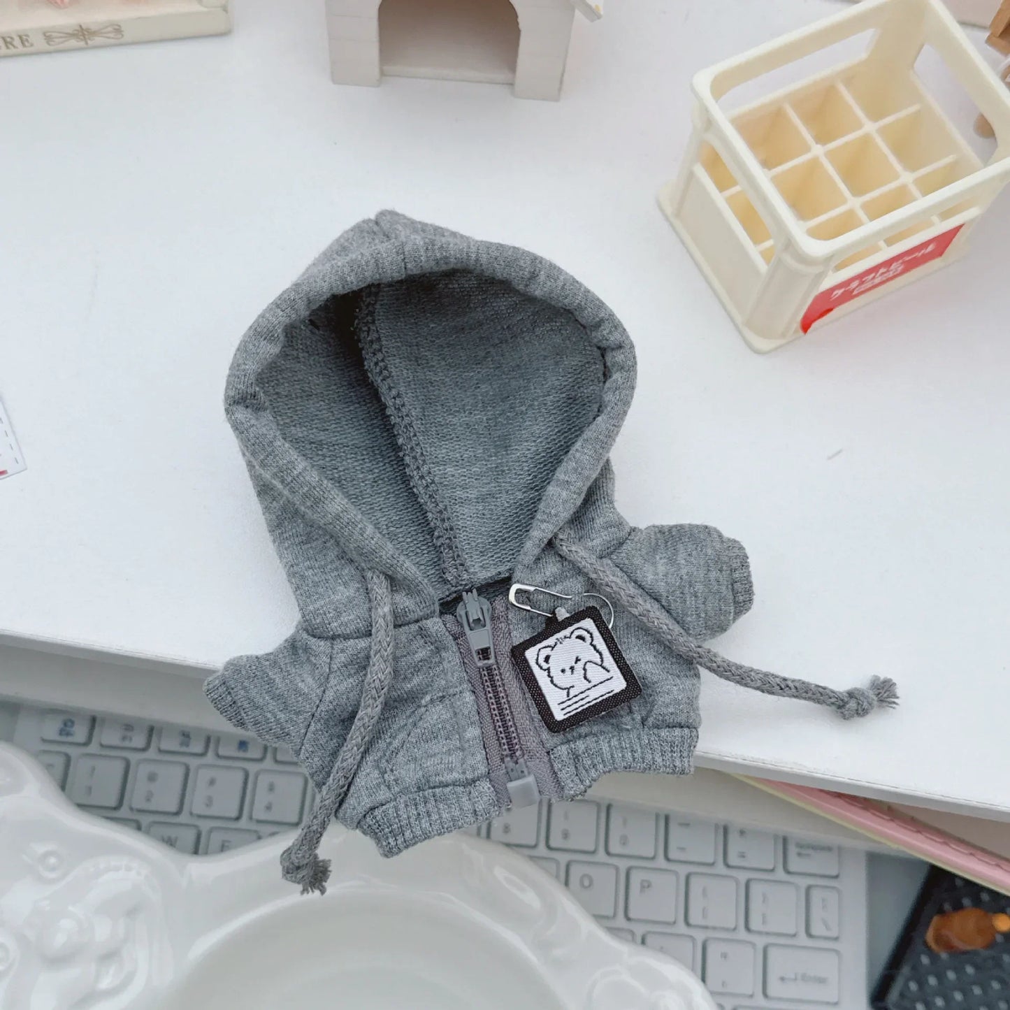 BULINBULIN Labubu Hoodie Pendant Outfit Set