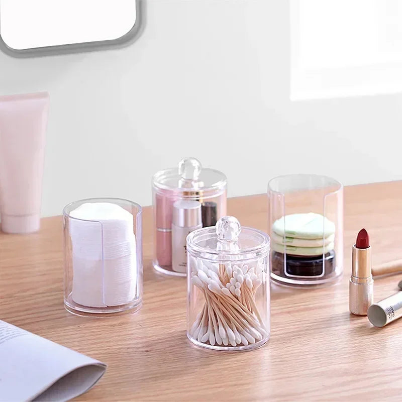 Cotton Swab & Makeup Organizer