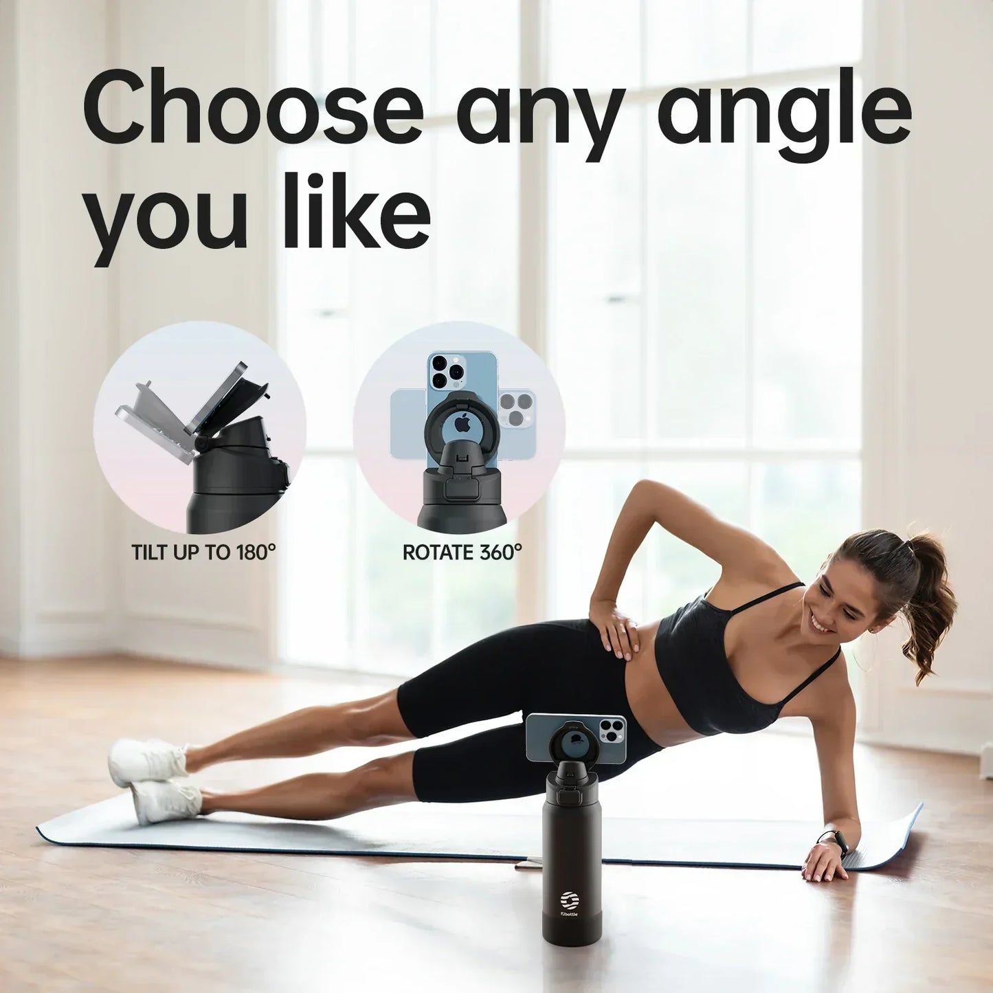 FEIJIAN Stainless Steel Sports Water Bottle