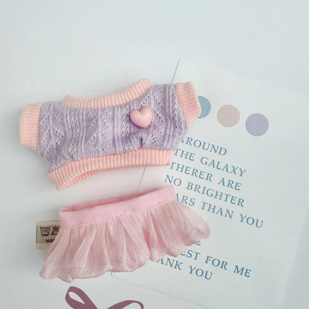 Labubu Color Match Sweater Dress