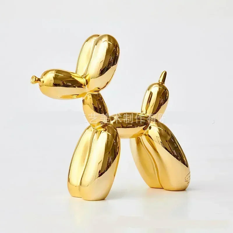 Resin Balloon Dog Sculpture