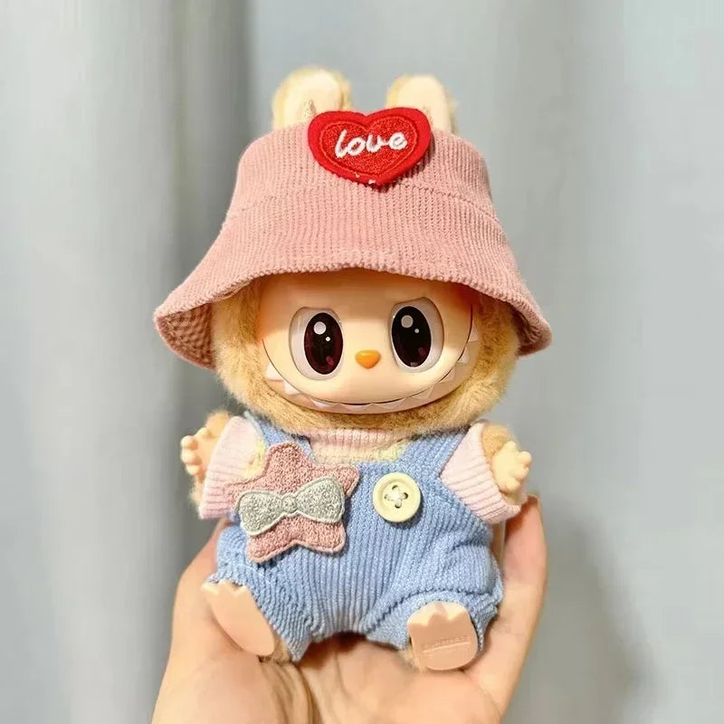 17cm Labubu Hoodie Outfit
