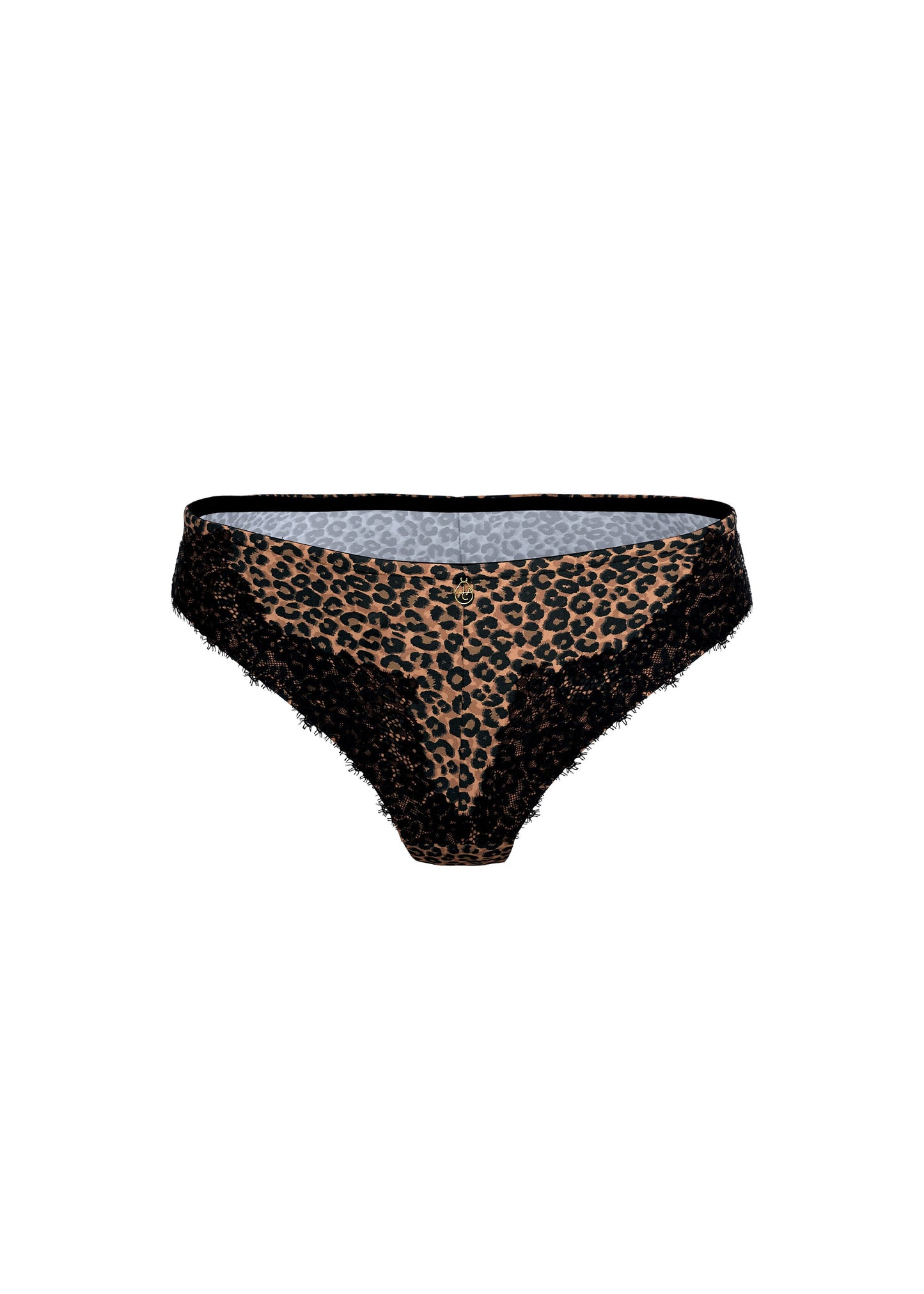 SAGA Seductive Tanga Panties With Leopard Print