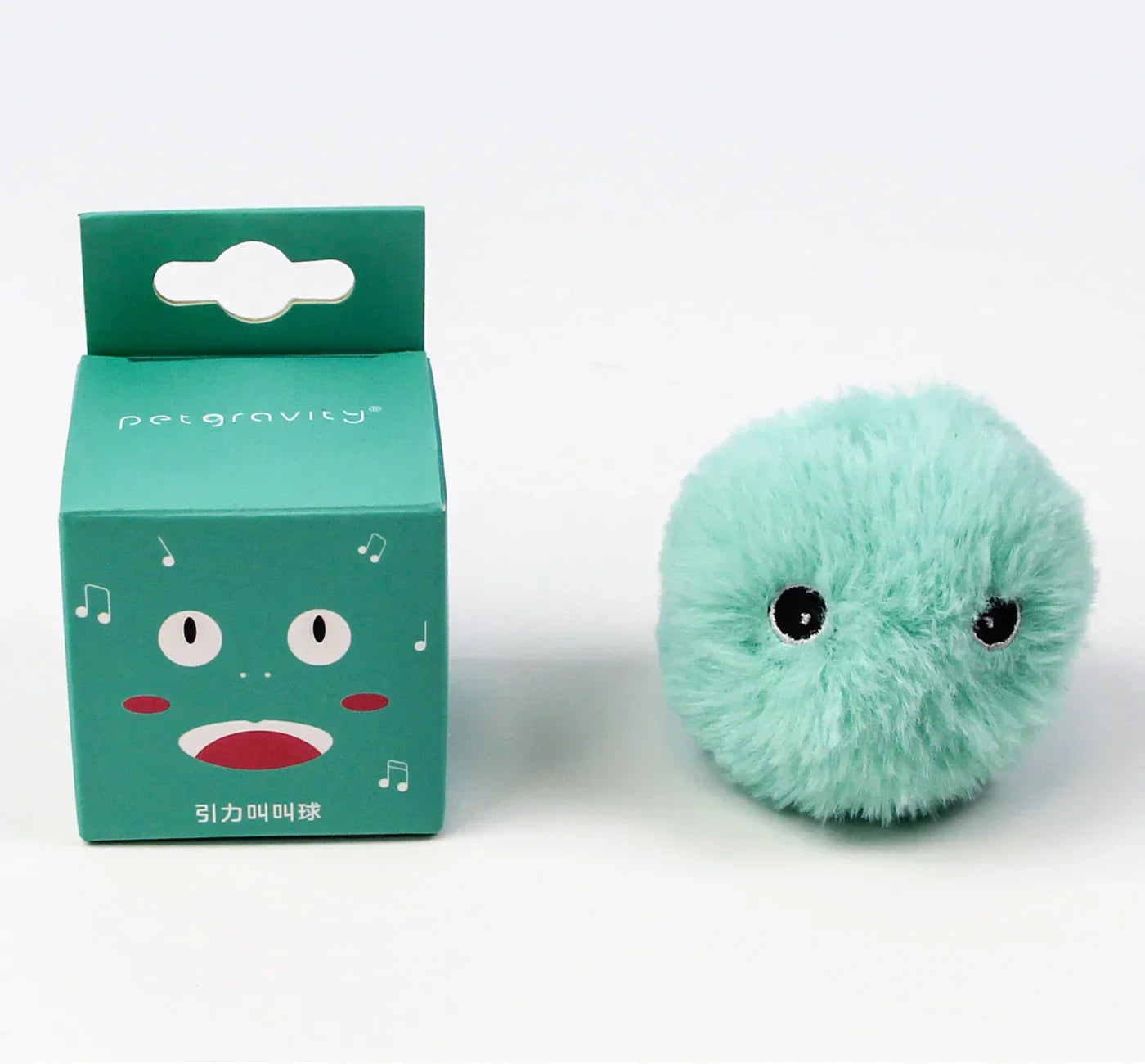 COOYOMOO Smart Catnip Squeaky Ball Toy