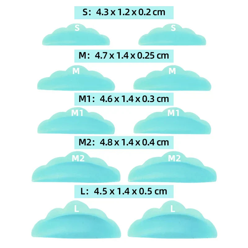 Eyelash Perm Curler Silicone Pads