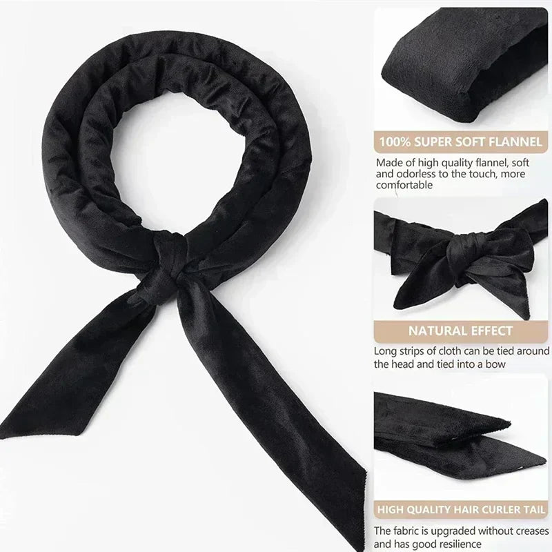 Heatless Curling Rod Headband Set