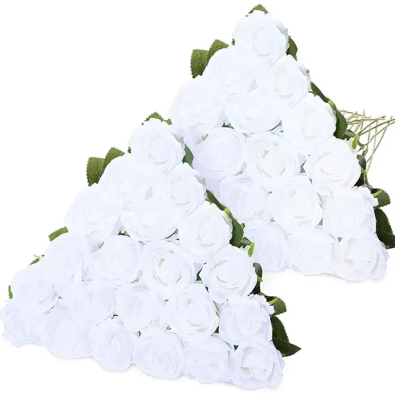 Velvet Artificial Rose Bouquet