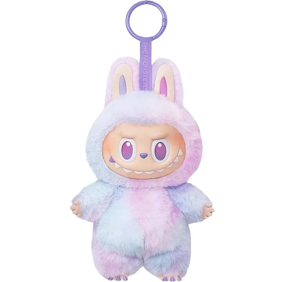 Labubu V3 Macaron Keychain Figure Doll