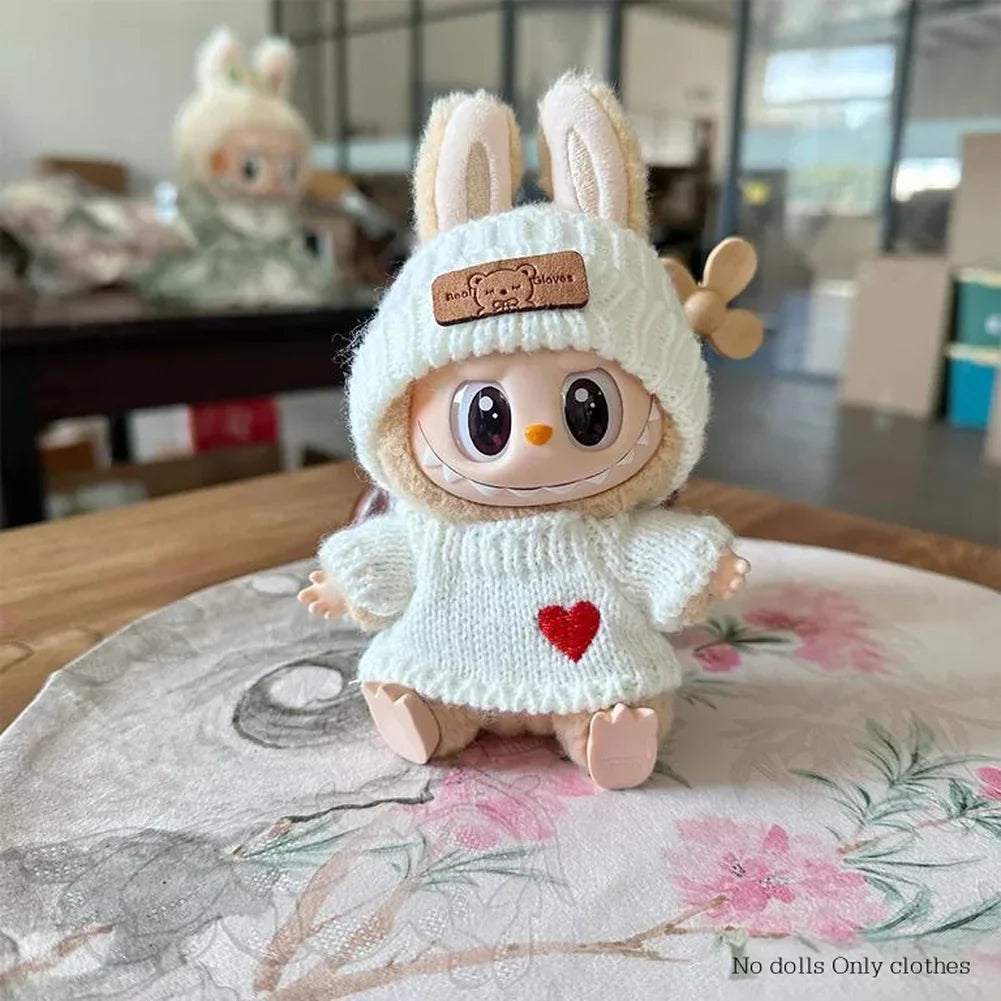 Labubu Sweater Hat Outfit Set