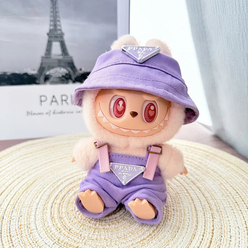 MINISO Labubu Corduroy Doll Outfit Set