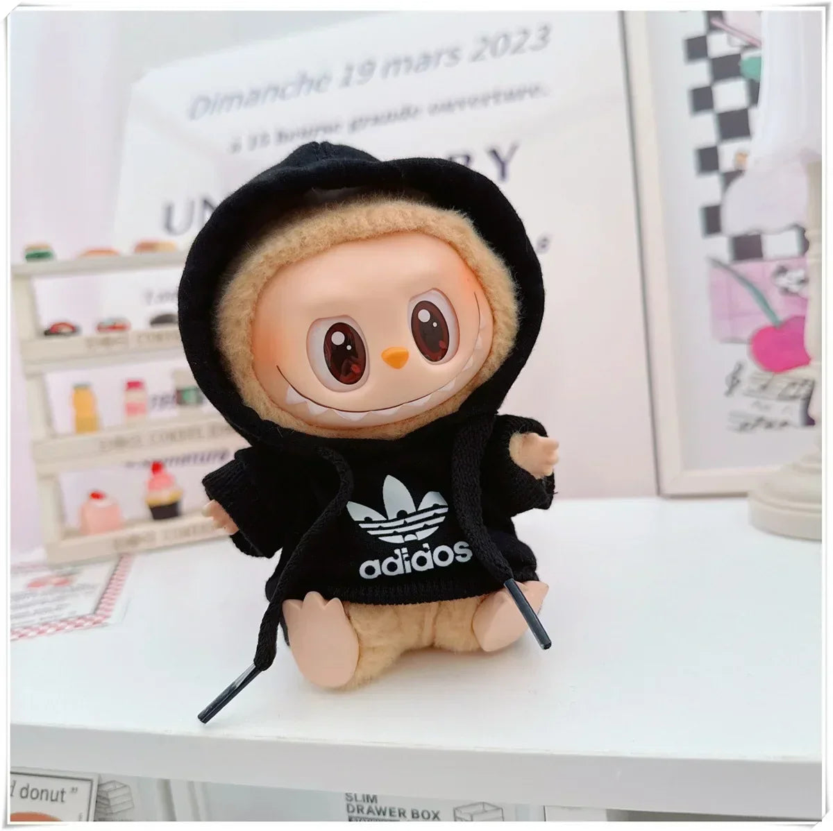 MINISO Labubu Korean Hoodie Outfit Set