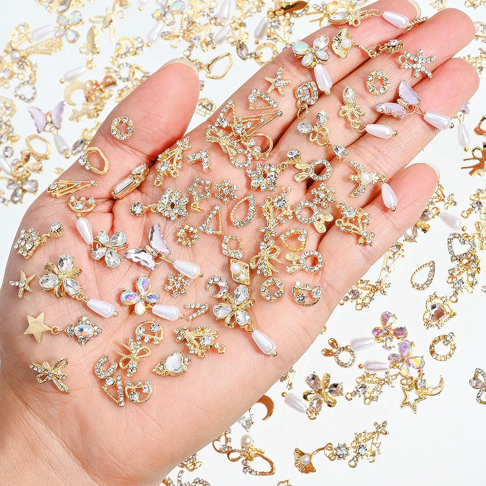 50pcs 3D Nail Art Charms