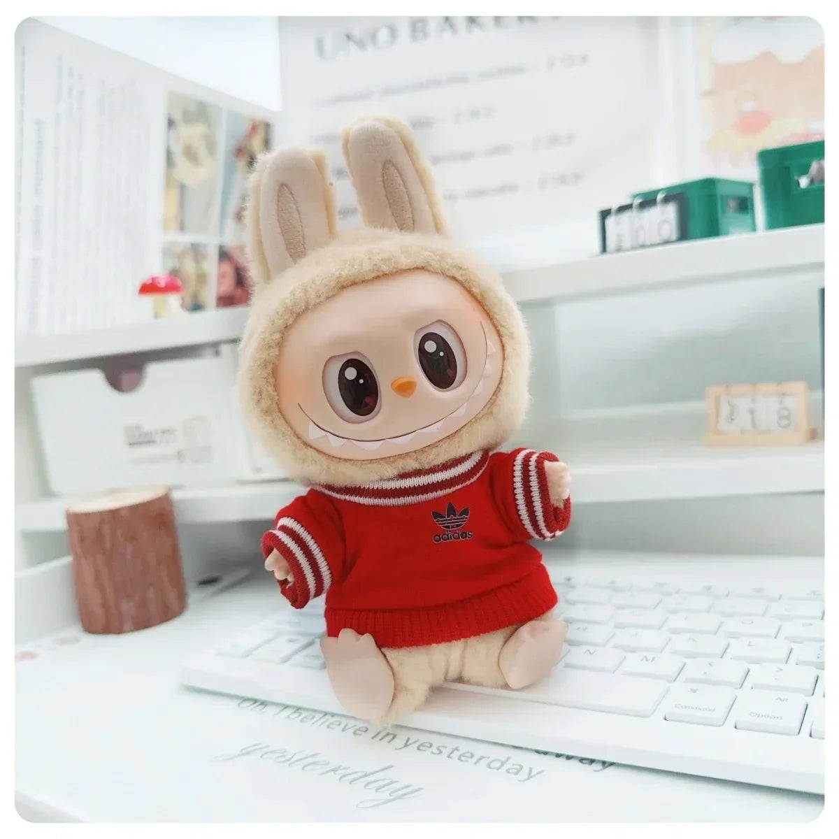 MINISO Labubu Korean Hoodie Outfit Set