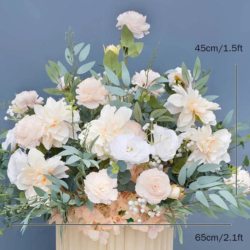 Floor Road Lead Flower Decor
