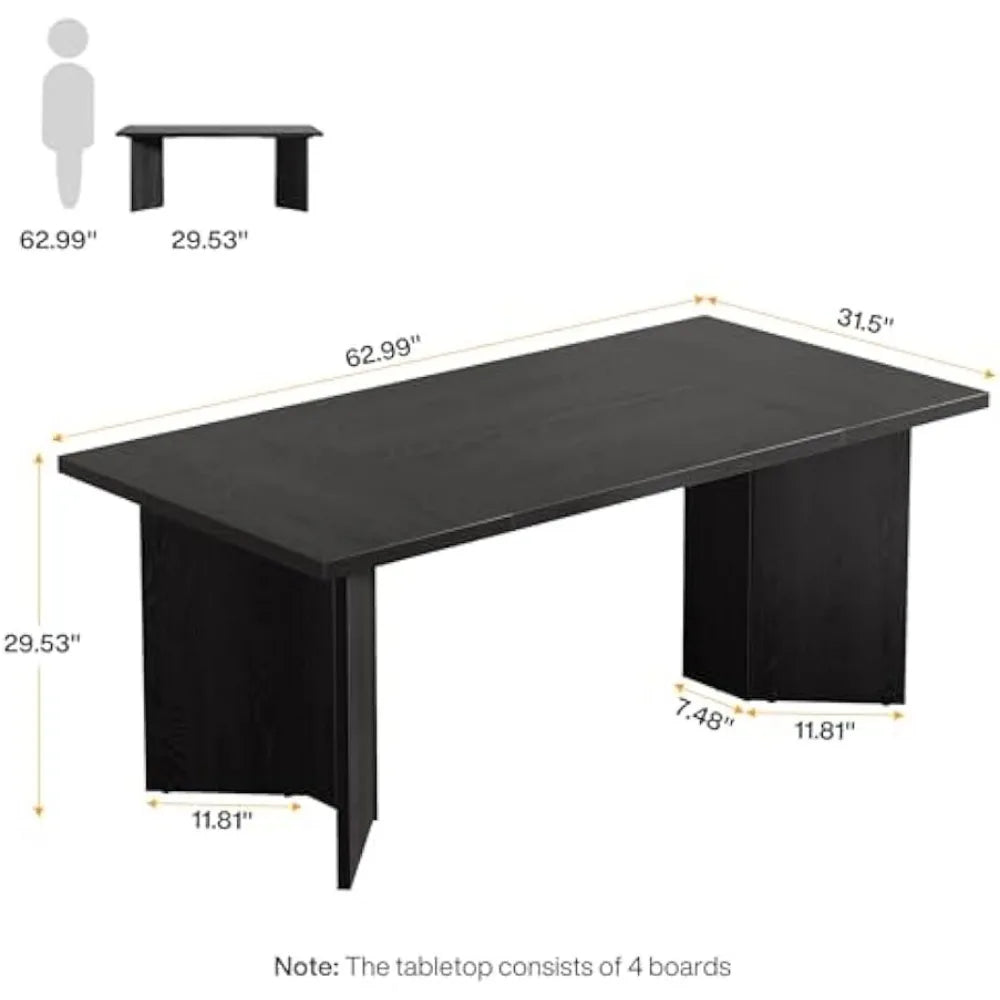 GUANGBAI 63-Inch Modern Executive Desk