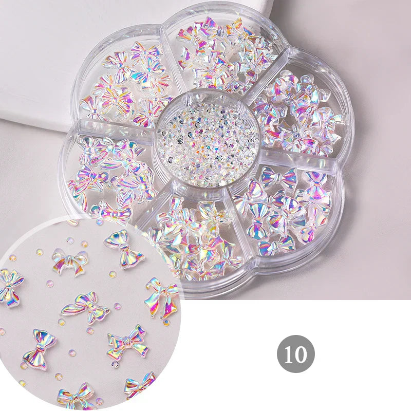 6Grids 3D Nail Art Decorations