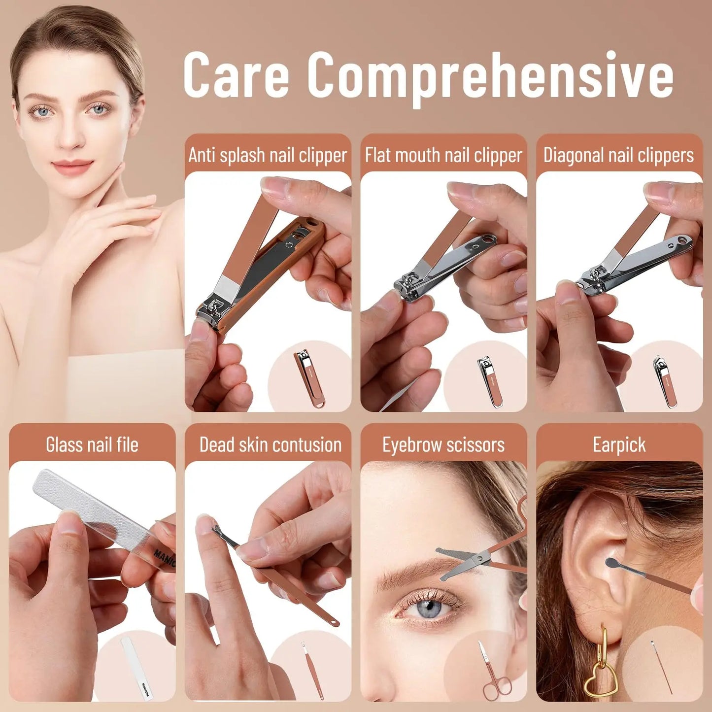 Anti-Splash Nail Clipper Set