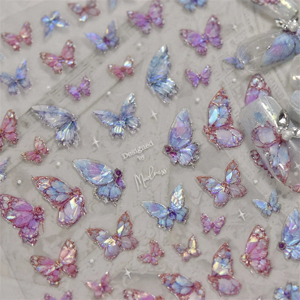 NAILFYOU Kawaii Butterfly Nail Stickers