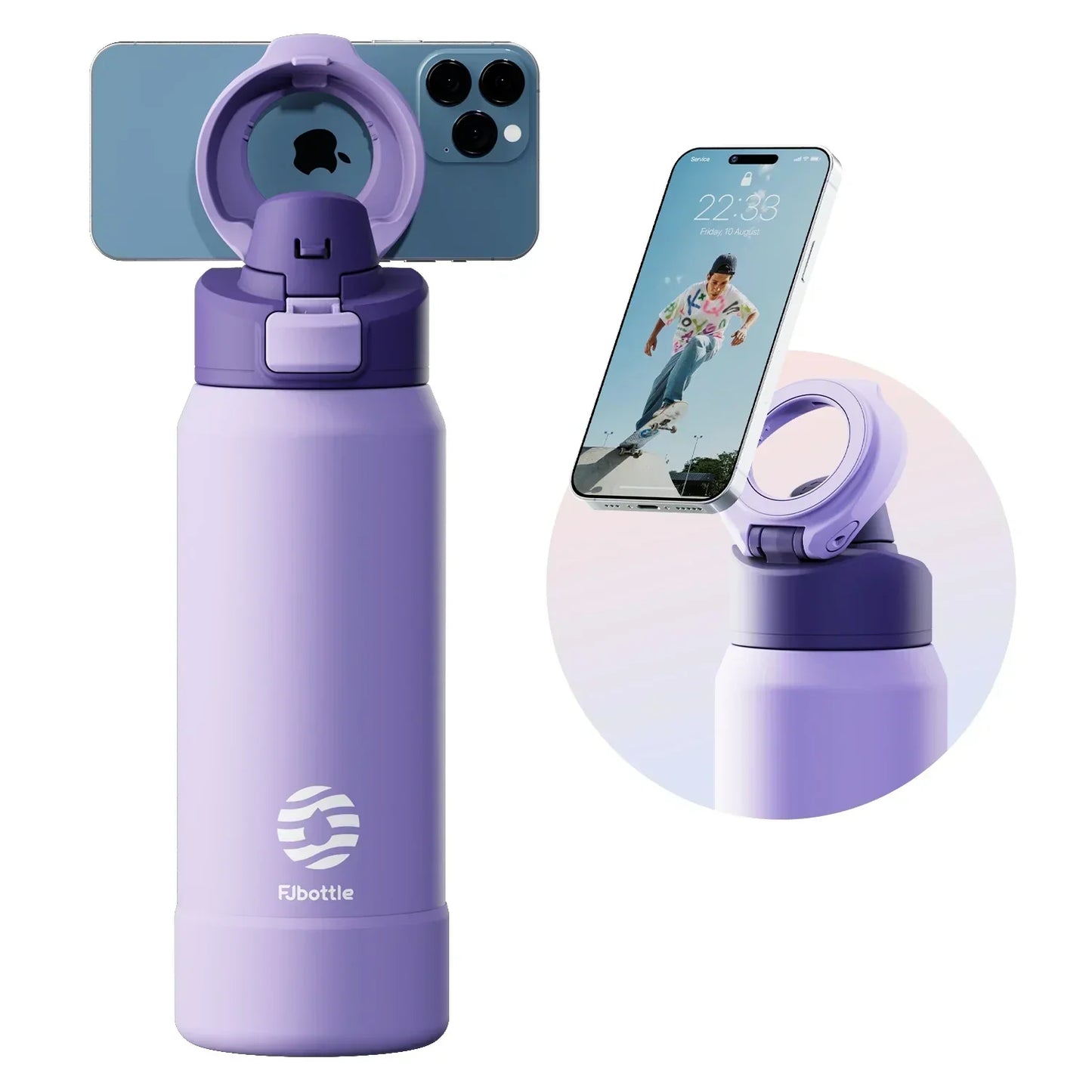 FEIJIAN Stainless Steel Sports Water Bottle