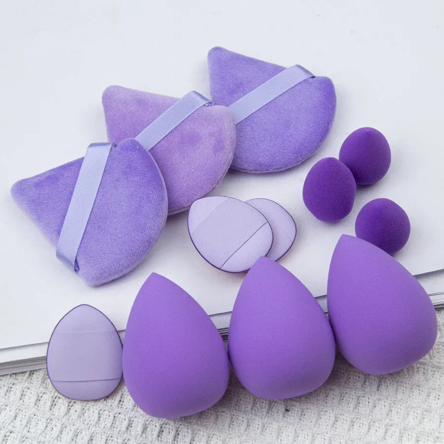 12Pcs Multicolor Makeup Sponge Set