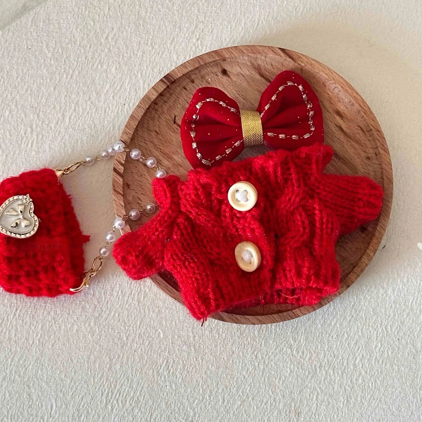 JUMEET Labubu Macaron Doll Outfit Set