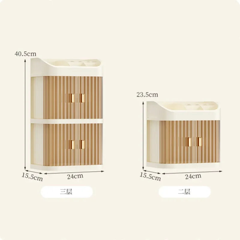 Luxury Dust-Proof Makeup Organizer