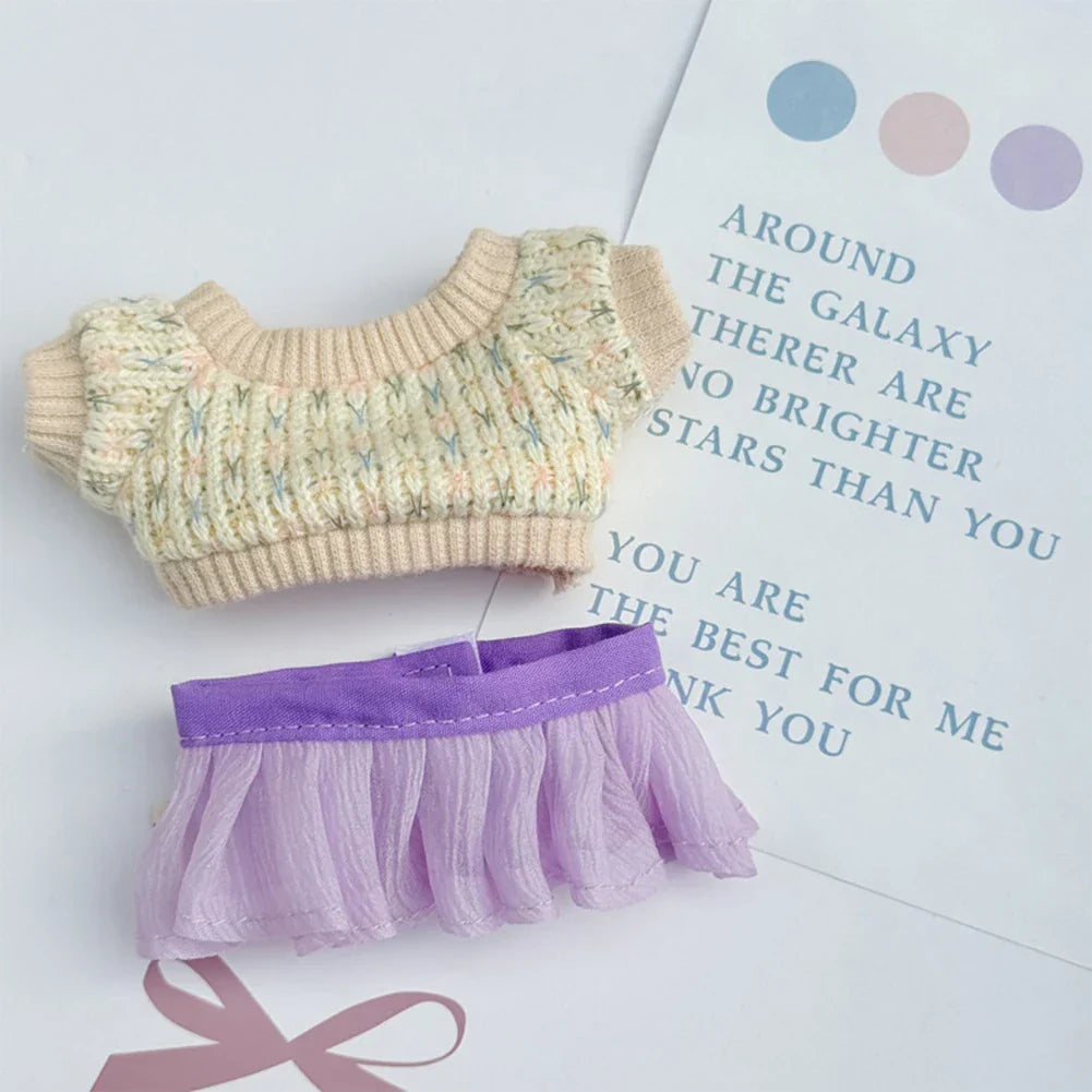 Labubu Color Match Sweater Dress