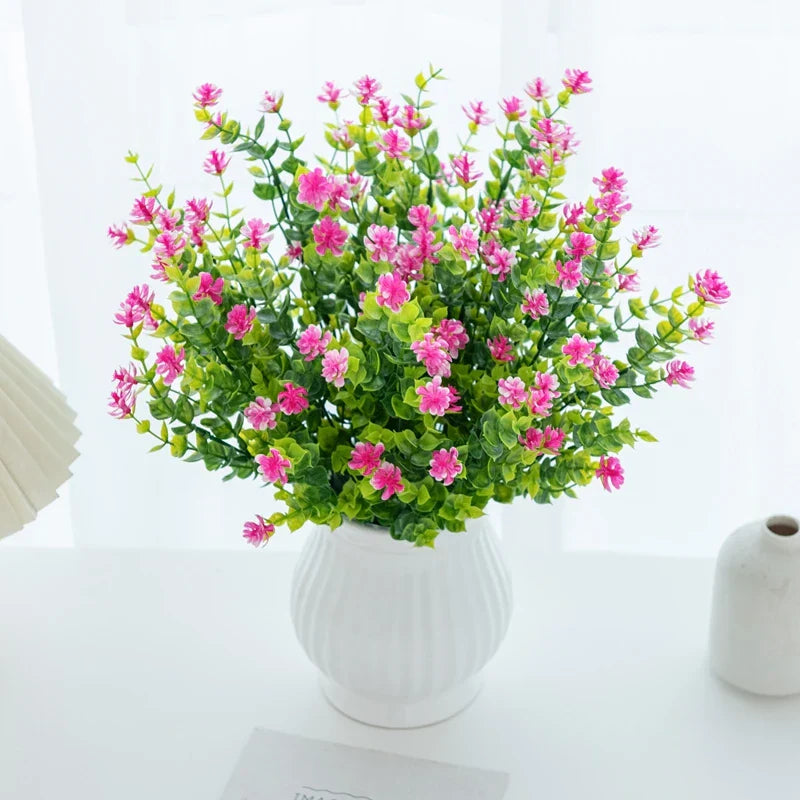 smr Artificial Eucalyptus Plant Décor