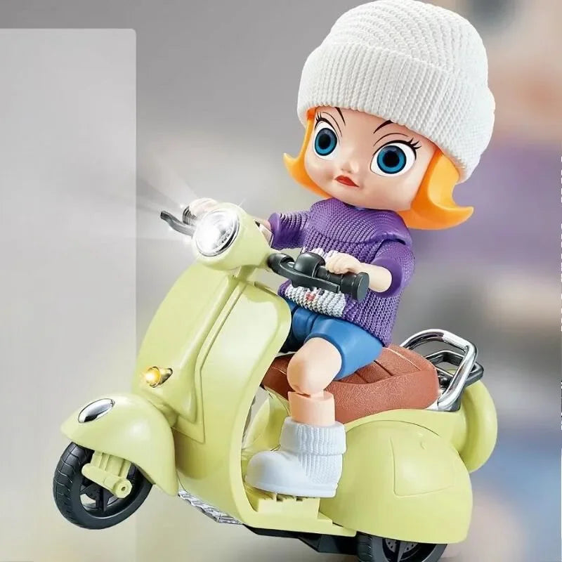 Labubu Mini Electric Motorcycle