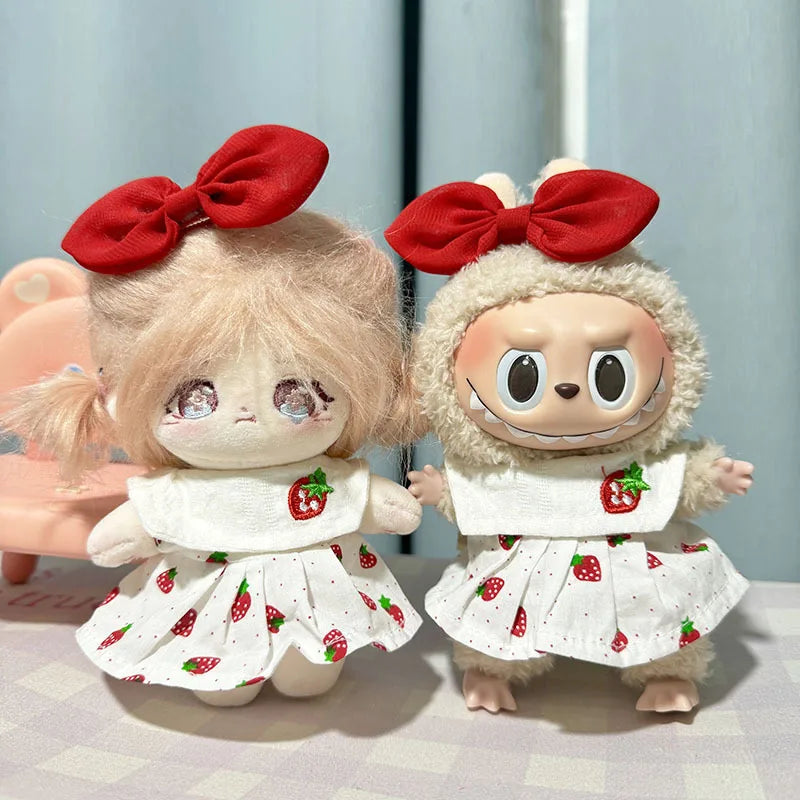 Labubu Idol Strawberry Outfit