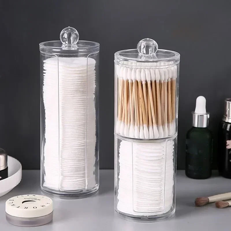 Cotton Swab & Makeup Organizer