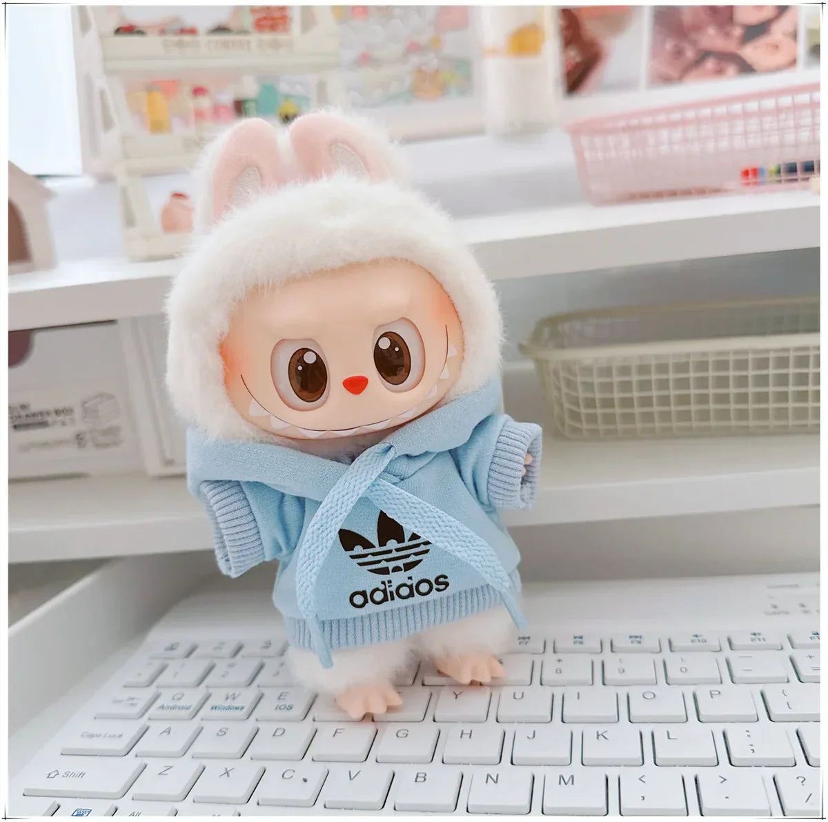 MINISO Labubu Korean Hoodie Outfit Set
