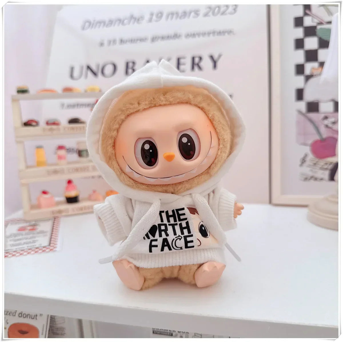 MINISO Labubu Korean Hoodie Outfit Set